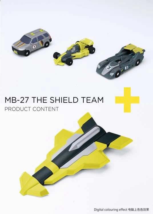 Tourist Memorabilia Robot Model Fans Hobby Master Builder MB-27 The Shield Team Figure Set Action Figure