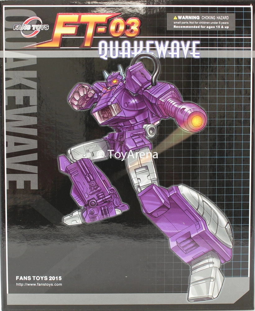 Hand Painted Fantasy Decor Fans Toys FT-03 Quake Wave Reissue