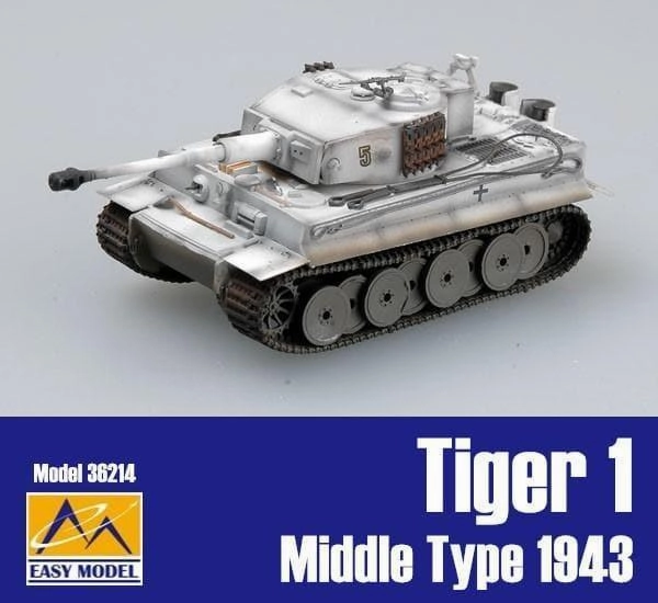 1:72 Tiger 1 Middle Type 1943 Russian Tank Sci-Fi Robot