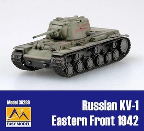Chrome Plated Fabric Figure 1:72 Russian KV-1 Eastern Front 1942 Heavy Tank
