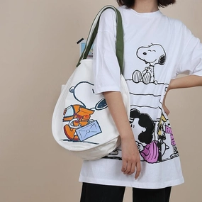 Limited Display Snoopy Astronaut Canvas Tote Bag