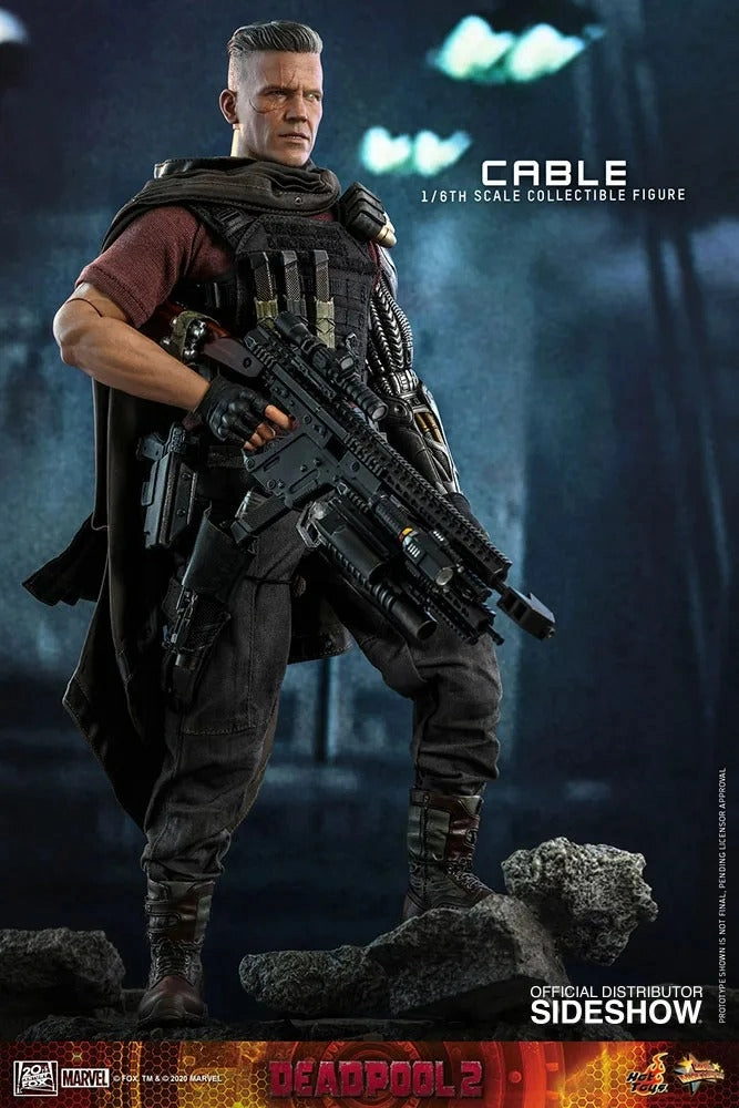 Hot Toys 1/6 Marvel's Deadpool 2 Cable MMS583 Sixth Scale Figure She Shed Superhero Pose