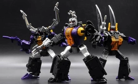 Badcube OTS-05 06 07 Evil Bug Corps (Hypno, Kickbutt, Claymore) Colector's Edition Set Figure Metaverse Asset Sound Effect