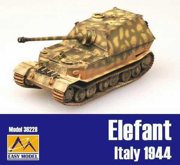Limited Showcase Assembly Required 1:72 Elefant Italy 1944 Tank