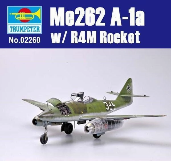 1:32 Messerchmitt Me262 A-1a Heavy Armament Fighter Assembly Kit stress relief Family friendly