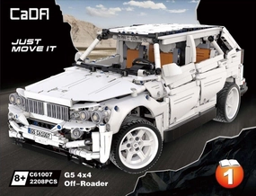 G5 4x4 Off-Road Car Building Blocks Set Diorama Accent