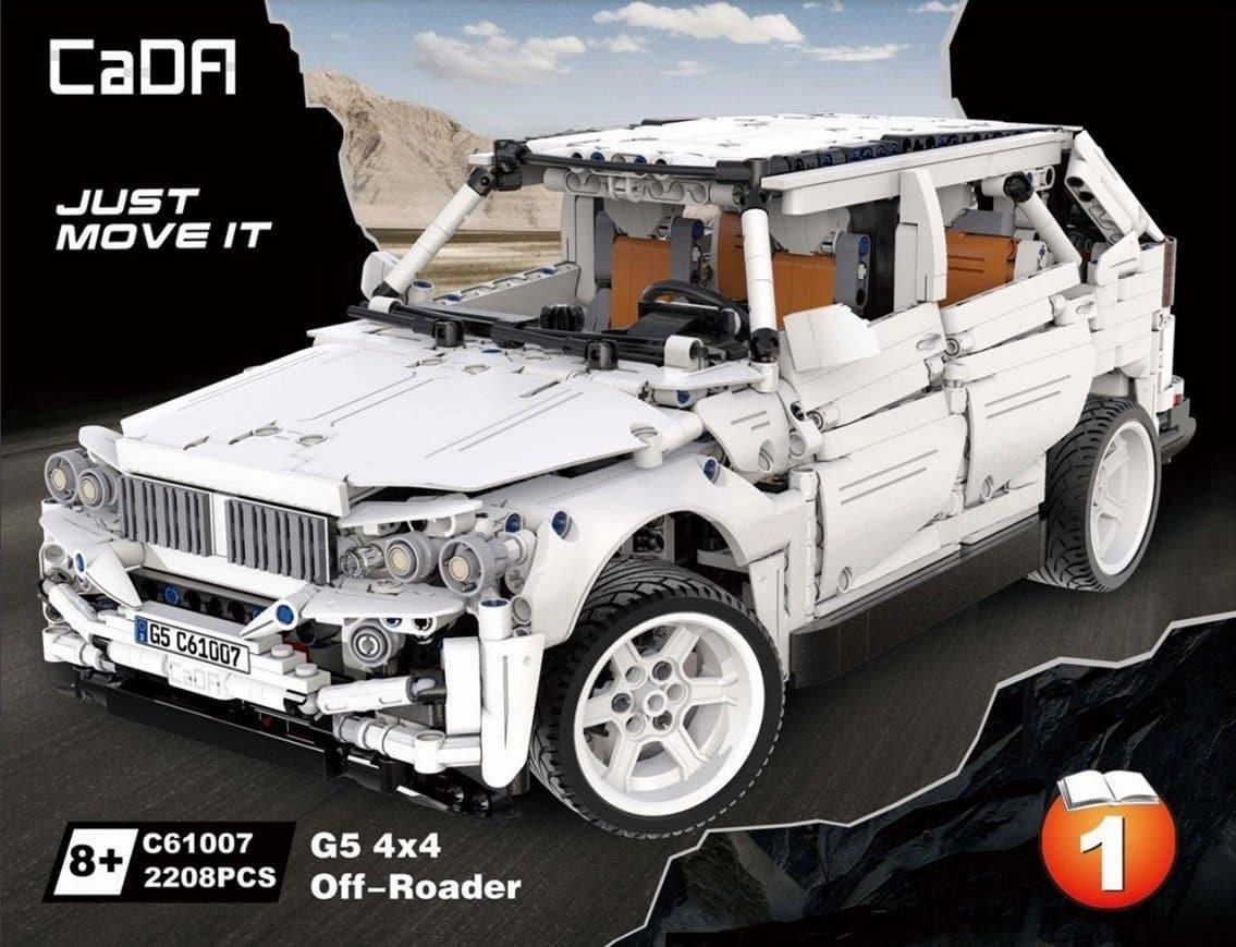 G5 4x4 Off-Road Car Building Blocks Set Diorama Accent