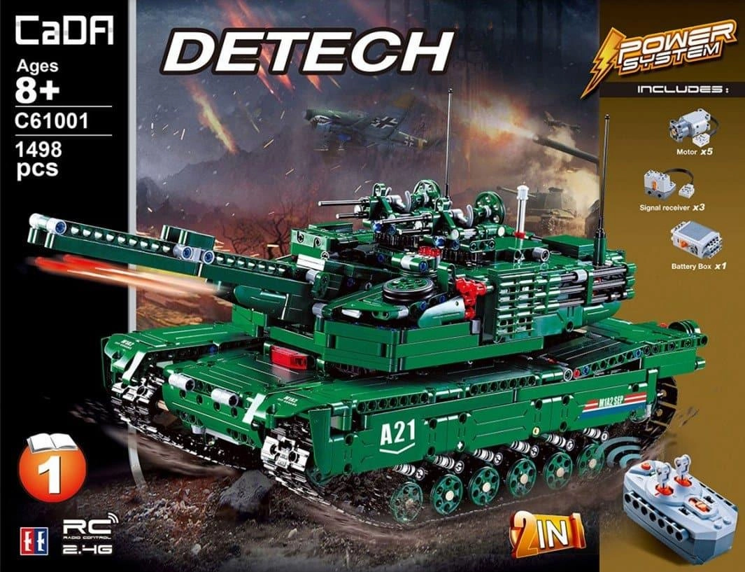 M1A2 Abrams Tank Building Blocks Set Premium Article