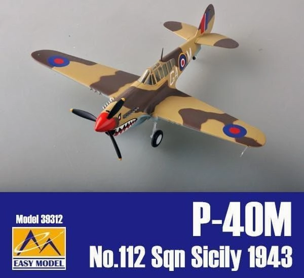1:48 P-40M No.112 Sqn Sicily 1943 Fighter Collector's Club Movie Collectible