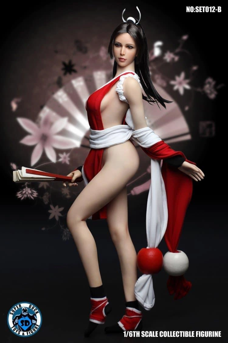 1:6 Mai Shiranui Red Seamless Figure Traditional Craft