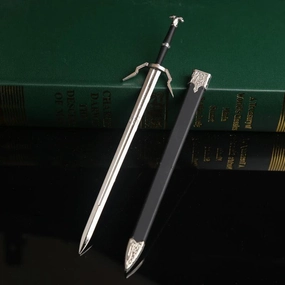 Geralt of Rivia Silver Sword Metal Replica Movie Decor Movie Article