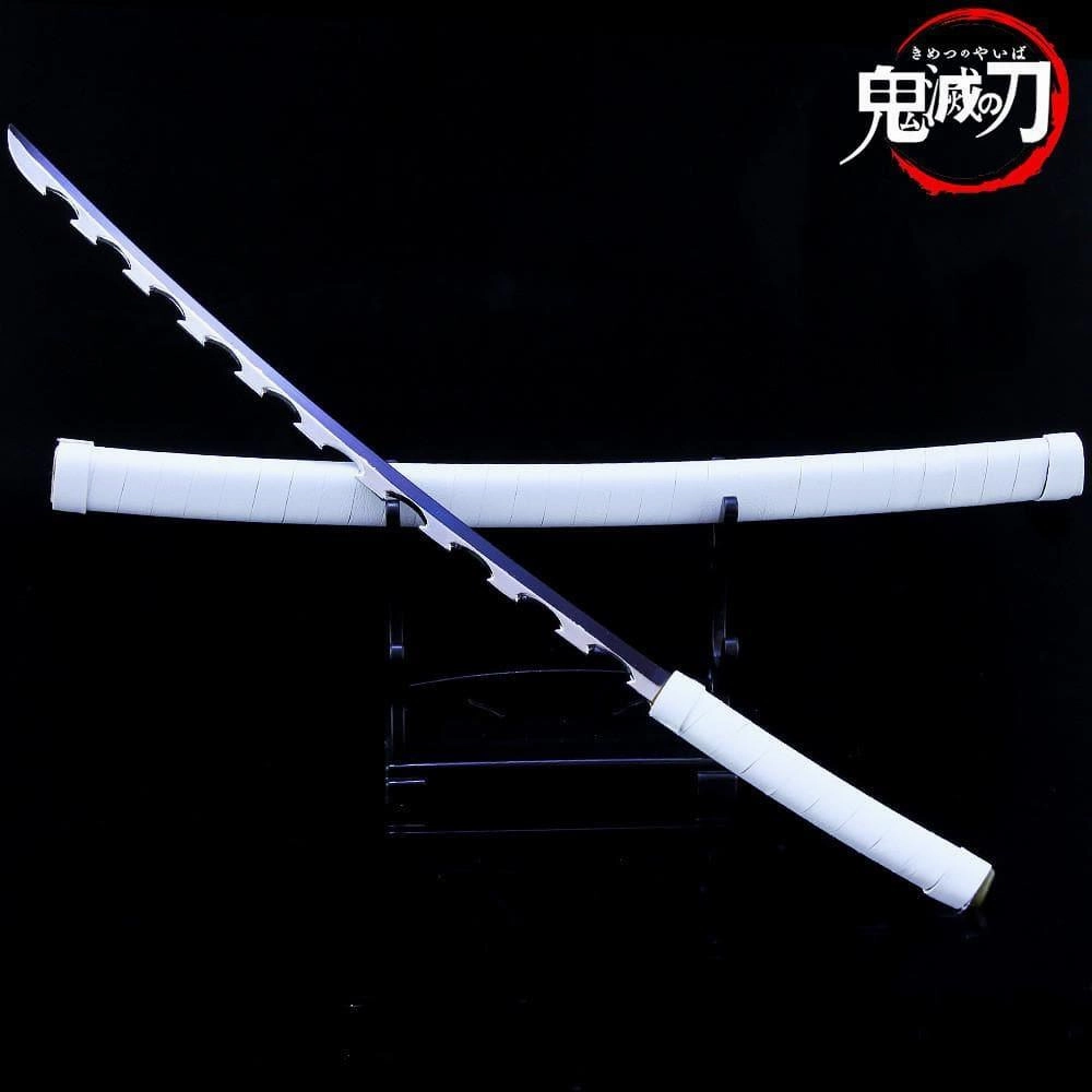 Hashibira Inosuke Nichirin Blade Sword Metal Replica Fantasy Merchandise