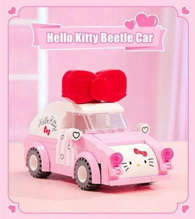 Hello Kitty Beetle Car Building Blocks Set Vinyl Product Expert Level