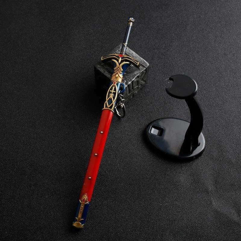 Saber Lily Caliburn Sword Metal Replica DIY Model Religious Icon