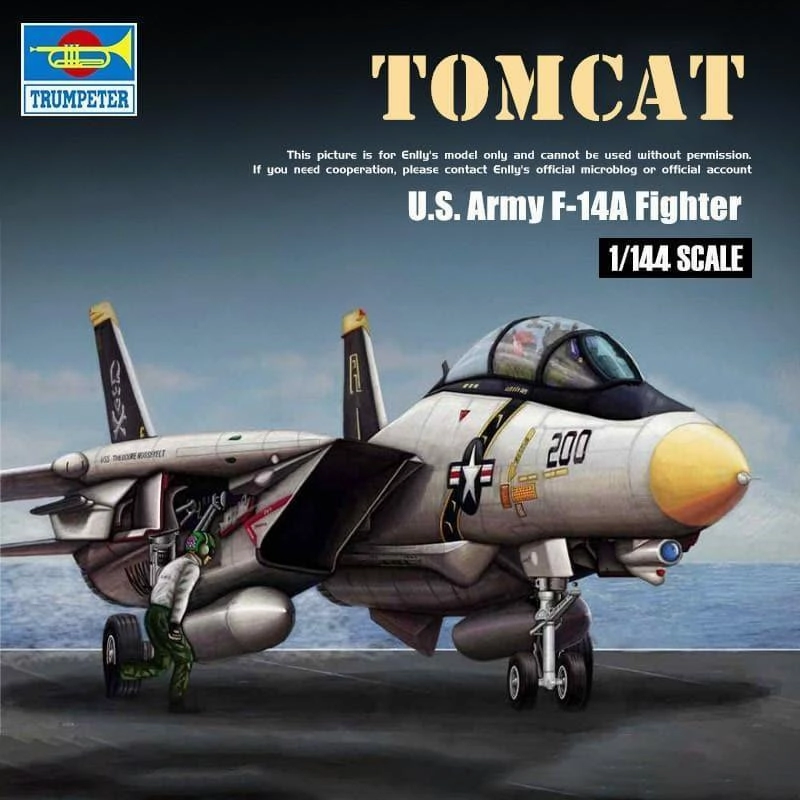 Custom Arrangement 1:144 F-14A Tomcat Assembly Kit