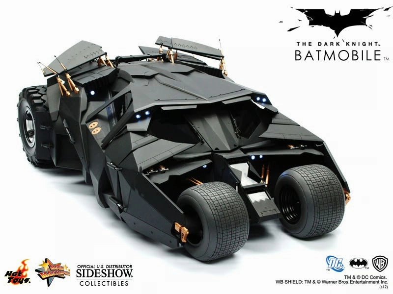 Underground Scene Museum Replica Hot Toys 1/6 Batman The Dark Knight Batmobile (Tumbler) Sixth Scale Figure MMS069