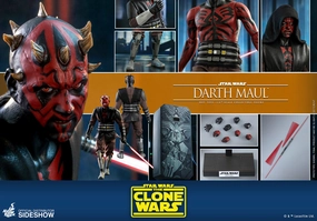 Hot Toys 1/6 Star Wars: The Clone Wars Darth Maul Sixth Scale Figure TMS024 Wildlife Model