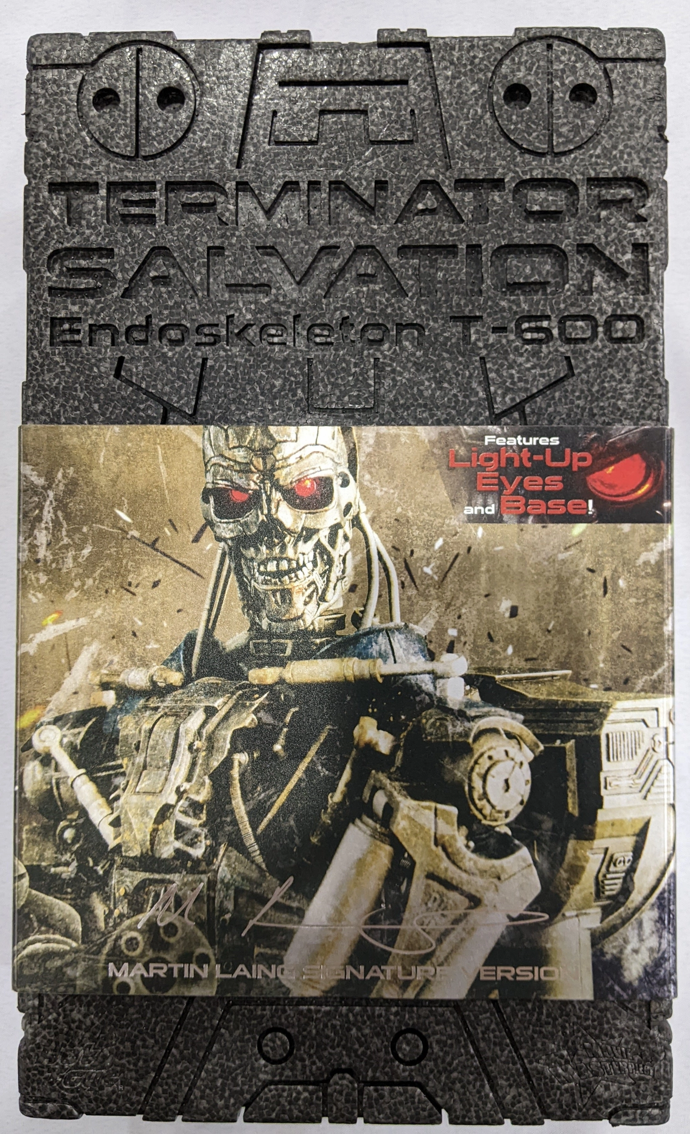 Hot Toys 1/6 Terminator Salvation Endo Skeleton Martin Laing Signature Ver. Sixth Scale Figure MMS097 *Open Box* Anime Collectible