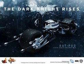 Gaming Product Hot Toys 1/6 The Dark Knight Rises Bat-Pod Sixth Scale Figure MMS177