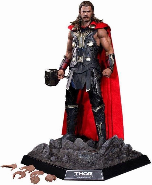 Chibi Goods Vinyl Decor Hot Toys 1/6 Thor: The Dark World Thor (Light Asgardian Armor) Sixth Scale Figure MMS225