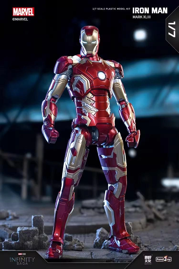 Movie Collectible 1:7 Iron Man Mark XLIII Mk43 Action Figure Assembly Kit