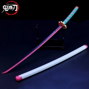 Urban Art Seasonal Rotation Kanroji Mitsuri Nichirin Blade Sword Metal Replica