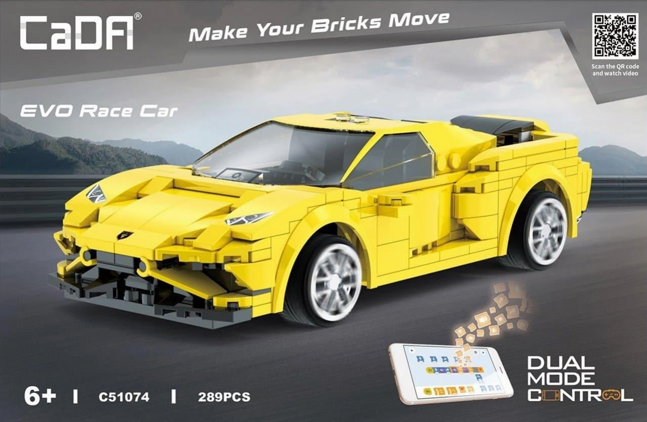 Lamborghini Huracan EVO Race Car Building Blocks Set Modern Icon Action Merchandise