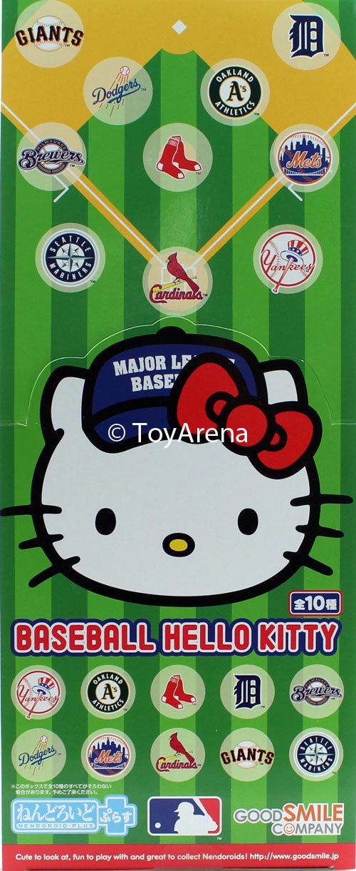 Nendoroid Plus Major League Baseball Hello Kitty MLB (Sealed Box of 10) Trading Figures Media Attention