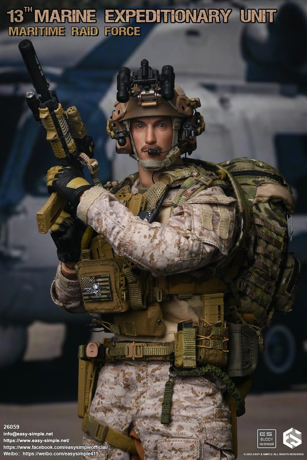 Limited Edition 1:6 Maritime Raid Force 13th Marine Expeditionary Unit Action Figure