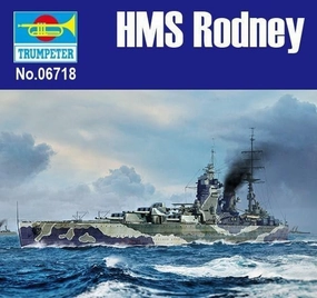 1:700 HMS Rodney Warship Assembly Kit Art Masterpiece