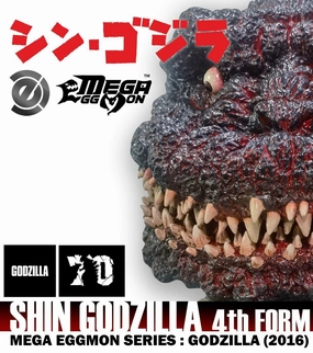 Mega EGGMON Shin Godzilla 2016 4th Form Kamakura Landing Figure Statue Interactive Exhibit