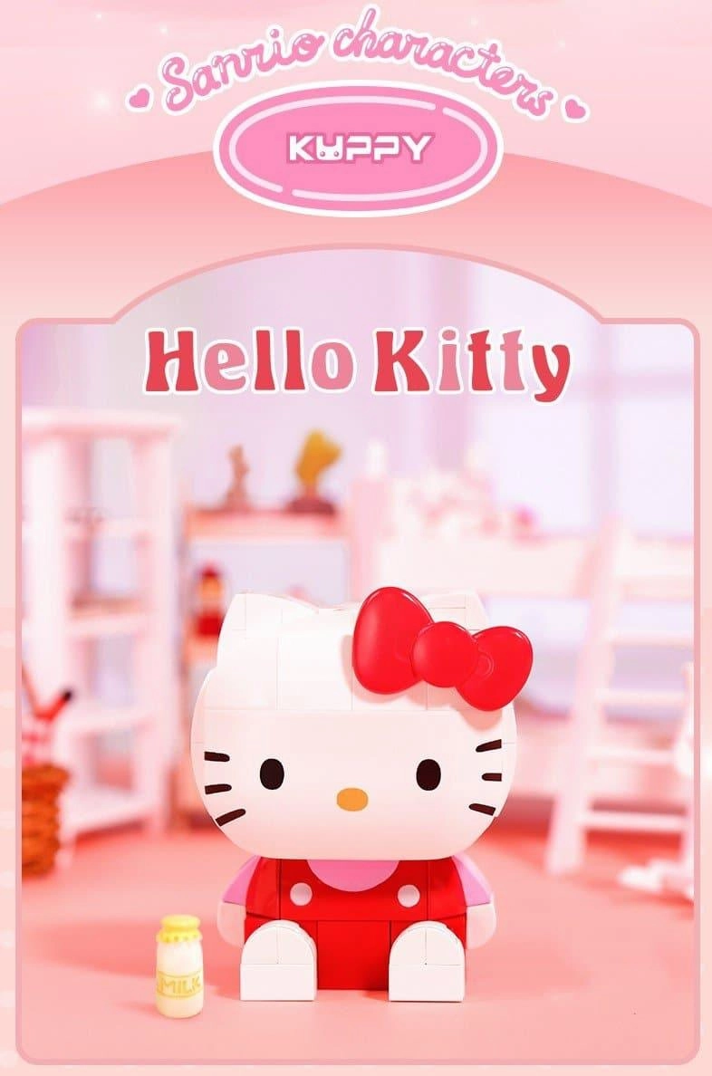 Chibi Character People's Choice Hello Kitty Kuppy Mini Building Blocks Set