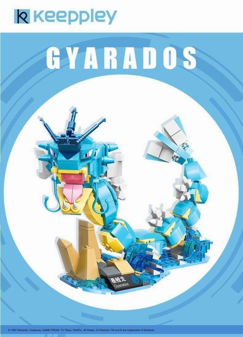 Family friendly Veteran Designer Gyarados Building Blocks Set
