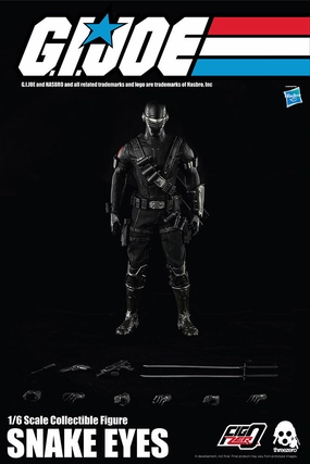 ThreeZero 1/6 G.I. Joe Snake Eyes Sixth Scale Figure Miniature Toy Designer Toy