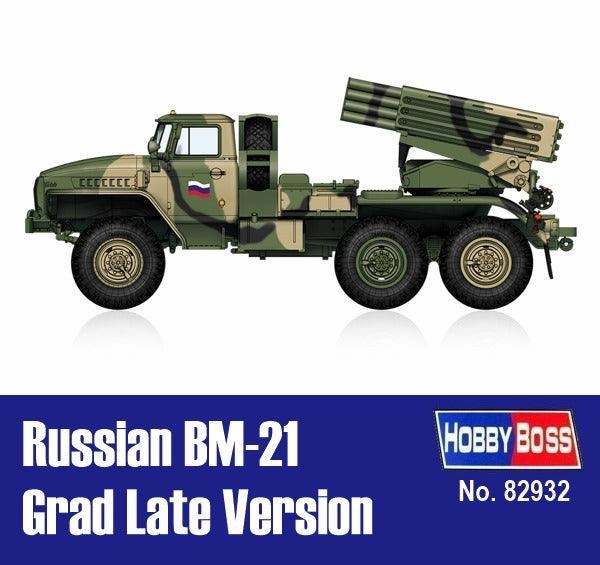 1:72 Russian BM-21 Grad Late Version Assembly Kit Modern Technique