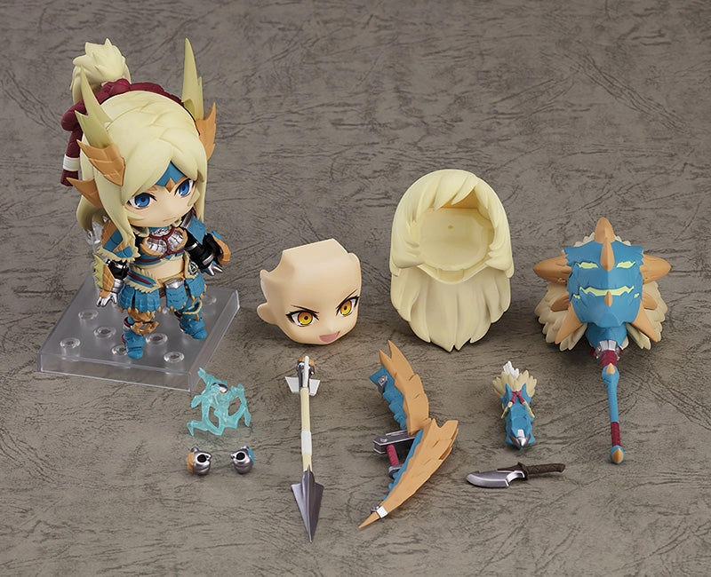 Nendoroid #1407-DX Hunter (Female Zinogre Alpha Armor Ver.) Monster Hunter World: Iceborne Chrome Plated