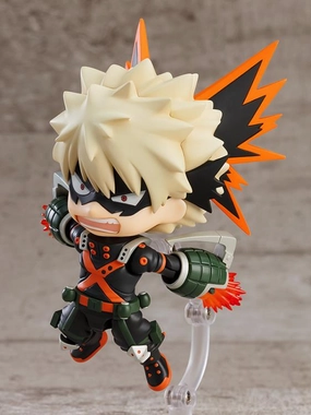 Nendoroid #1595 Katsuki Bakugo (Winter Costume Ver.) My Hero Academia Interchangeable Part Limited Figure