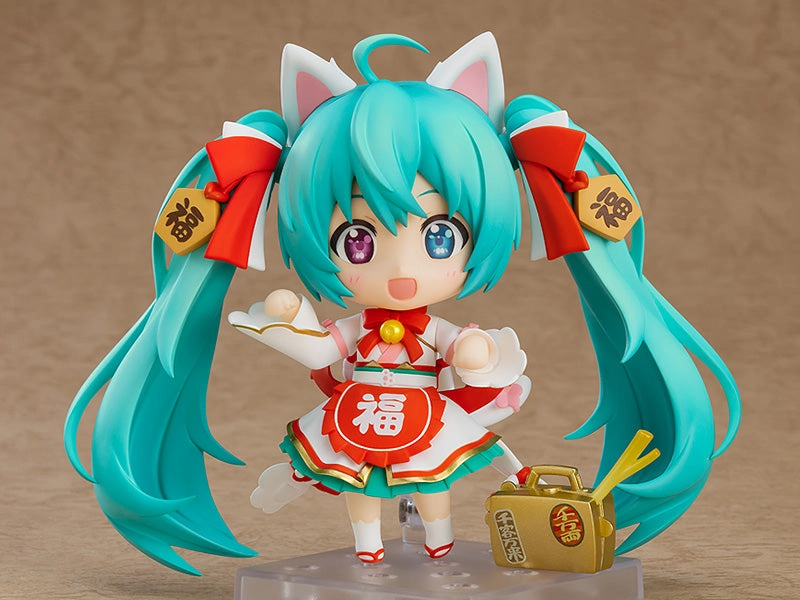 Viking Statue Nendoroid #1777 Hatsune Miku (Maneki Miku Ver.) Vocaloid Nendoroid