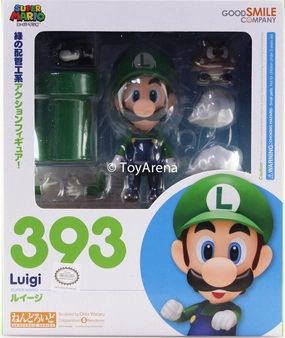 Display Model Character Creation Nendoroid #393 Luigi Super Mario Bros