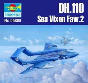 1:48 de Havilland DH.110 Sea Vixen Faw.2 Fighter Assembly Kit Robot Art Museum Gift