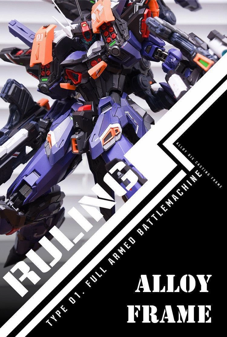 1:100 Ruling Type 01 Full Armed Battlemachine Model Kit Fairy tale Vinyl Sculpture