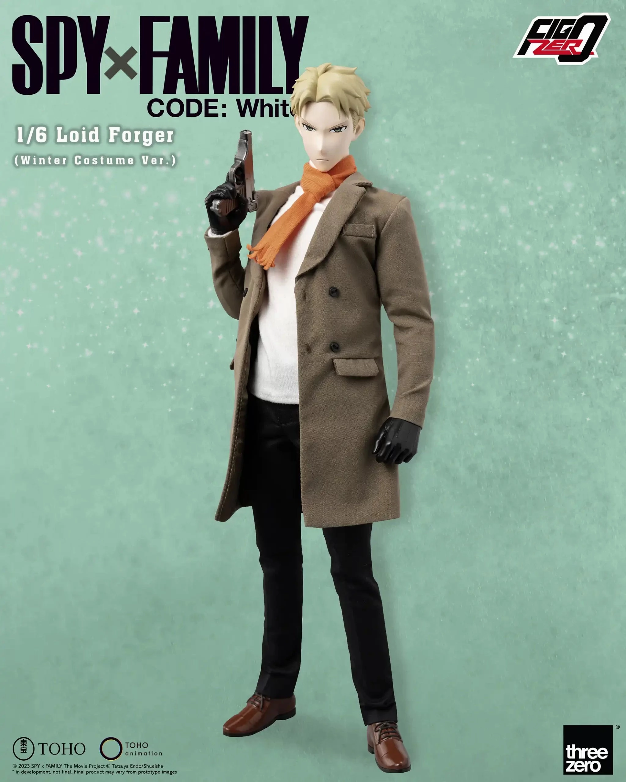 ThreeZero FigZero 1/6 Spy x Family Code: White Loid Forger (Winter Costume Ver.) Action Figure Preservation Tool