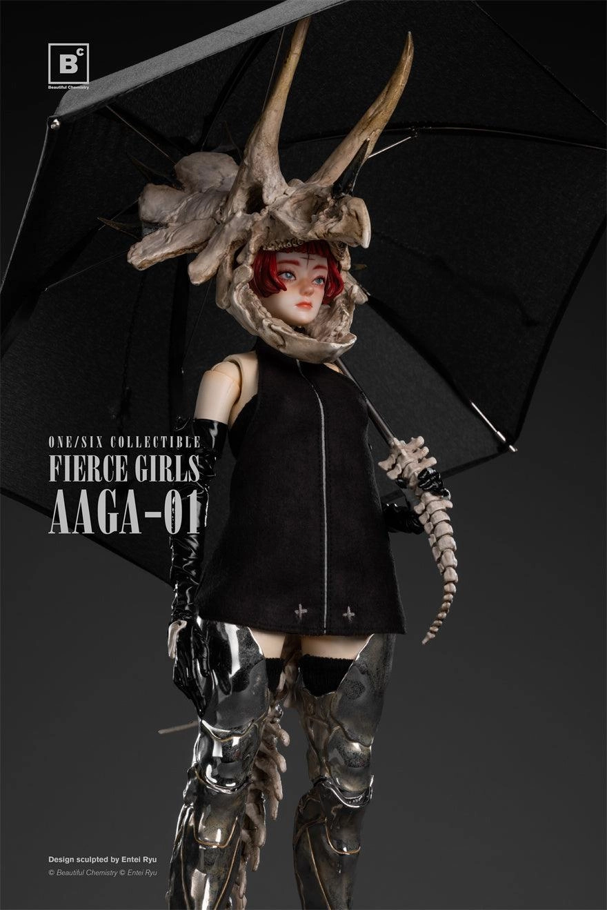 1:6 Bone Girl Fierce Girls Triceratops Action Figure Movie Figure