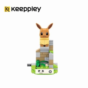 Robot Product Eevee with Pokeball Mini Building Blocks Set