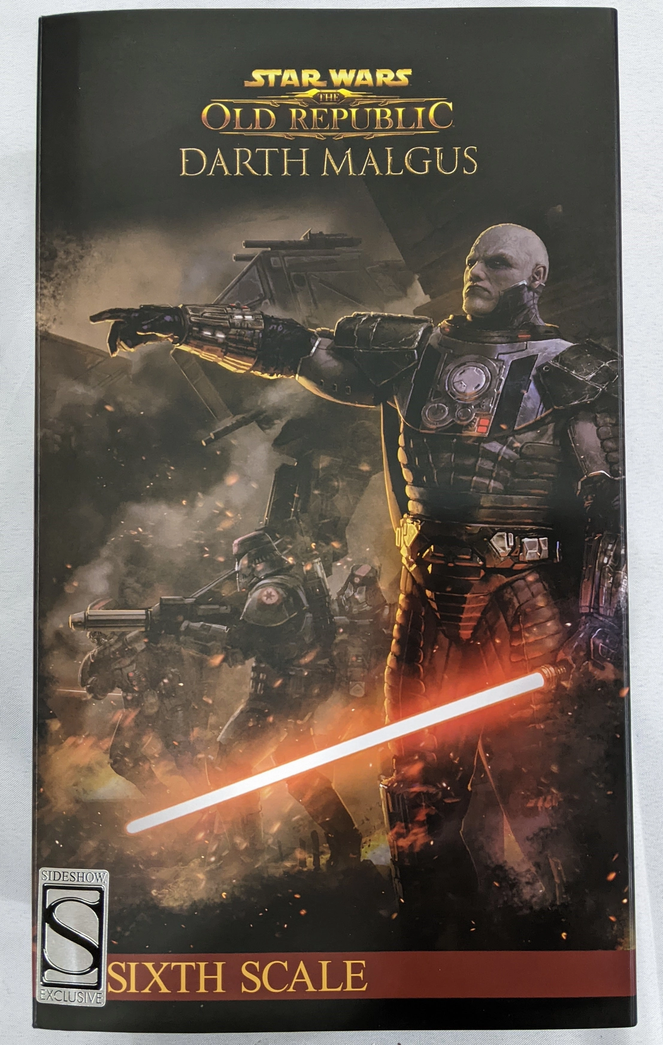 Sideshow Collectible 1/6 Star Wars The Old Republic Darth Malgus Sixth Scale Figure *Open Box* Stone Statue