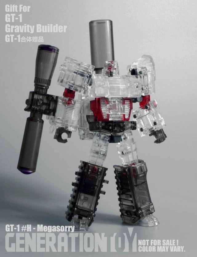 Generation Toy Guardian Gravity Builder GT-01H Megasorry (Megatron) Figure Game Character