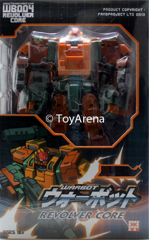 Fansproject Warbot WB-004 Revolver Core Transformers Action Figure Landmark Replica Miniature Hobby