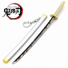Agatsuma Zenitsu Nichirin Blade Yellow Sword Metal Replica She Shed