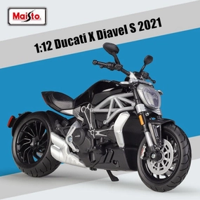 1:12 Ducati X Diavel S 2021 Motorcycle Alloy Car Living room Creature Replica