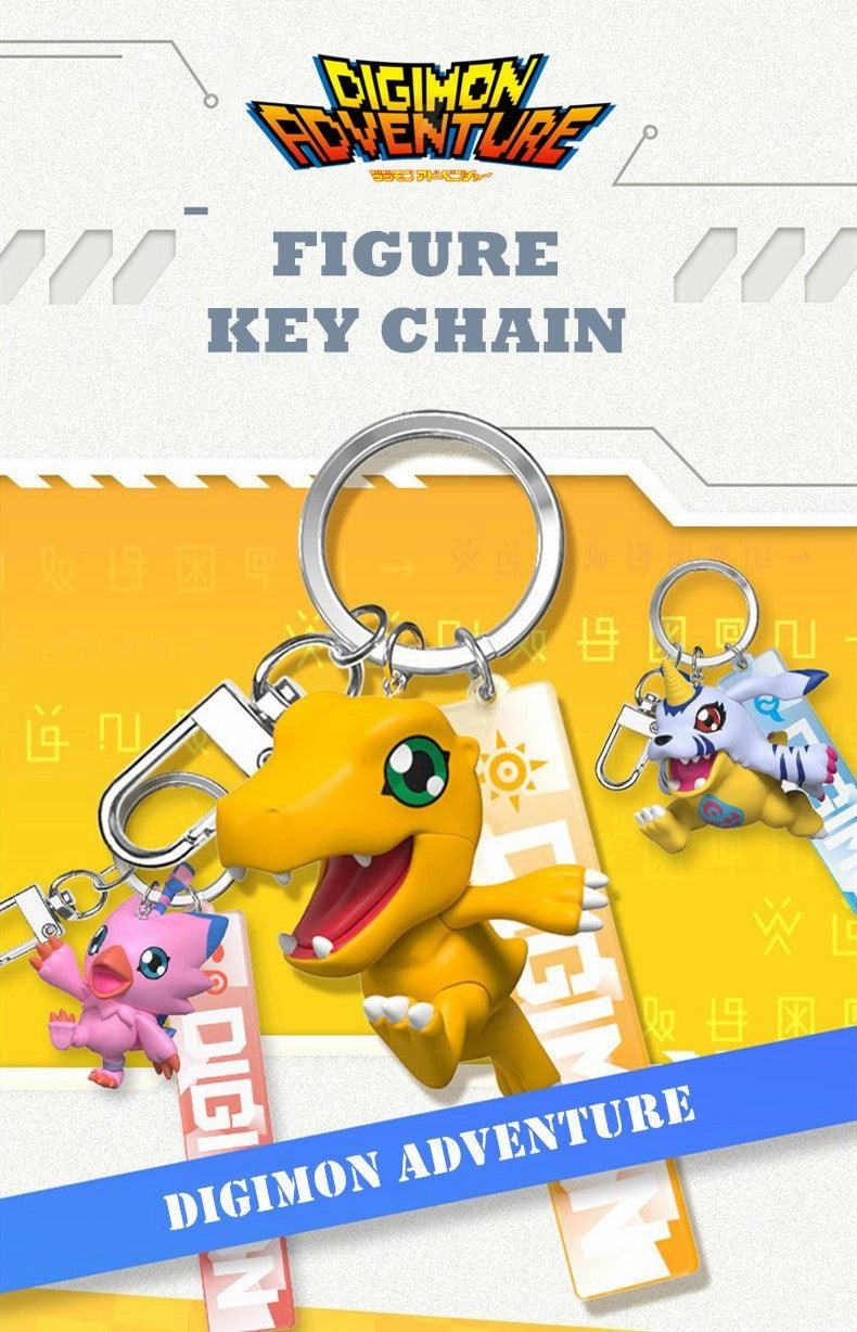 Digimon Adventure Mini Figure Key Chain Pixar Character Age Appropriate